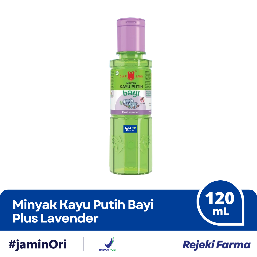 Minyak Kayu Putih Bayi Plus Lavender - 120 mL