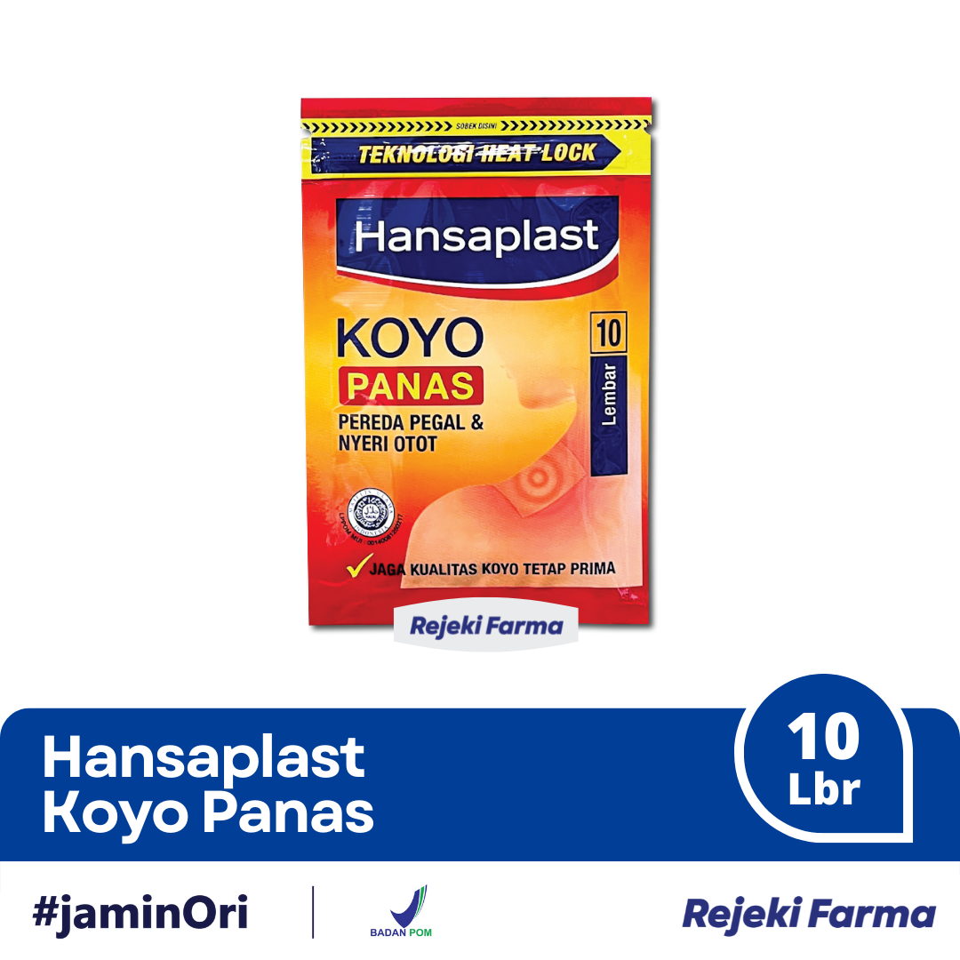 Hansaplast Koyo Panas - 1 Strip isi 10 Lembar
