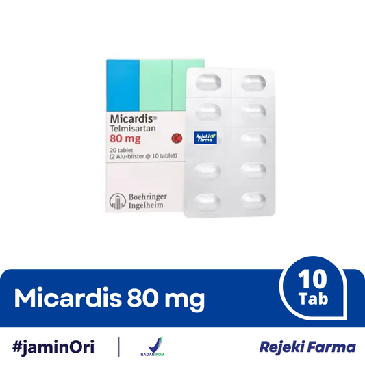 Micardis 80 mg - 1 Strip isi 10 Tablet