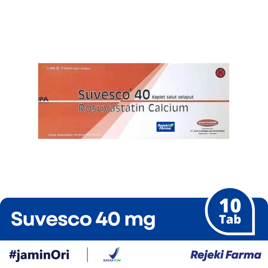 Suvesco 40 mg - 1 Strip isi 10 tablet