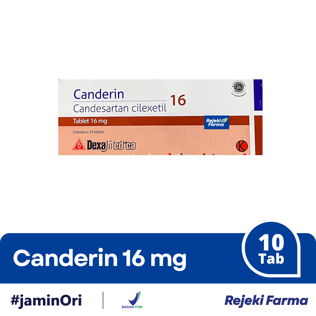 Canderin 16 mg Dexa Medica - 1 Strip isi 10 Tablet