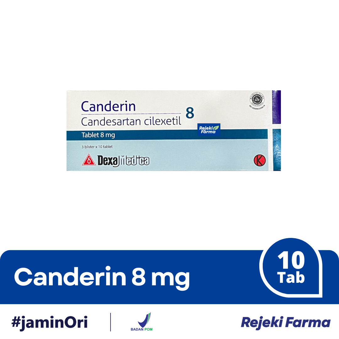 Canderin 8 mg Dexa Medica - 1 Strip isi 10 Tablet