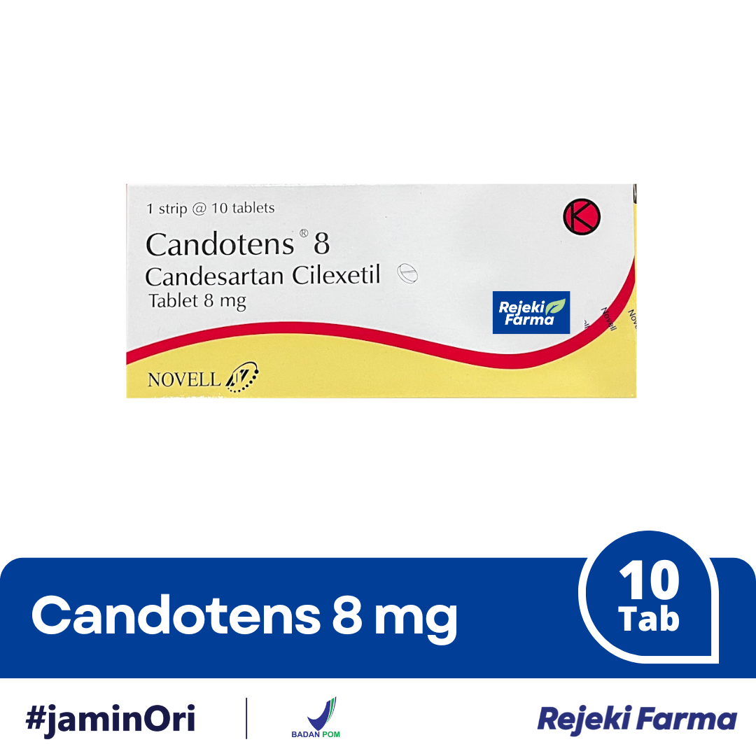 Candotens 8 mg Novell - 1 Strip isi 10 Tablet