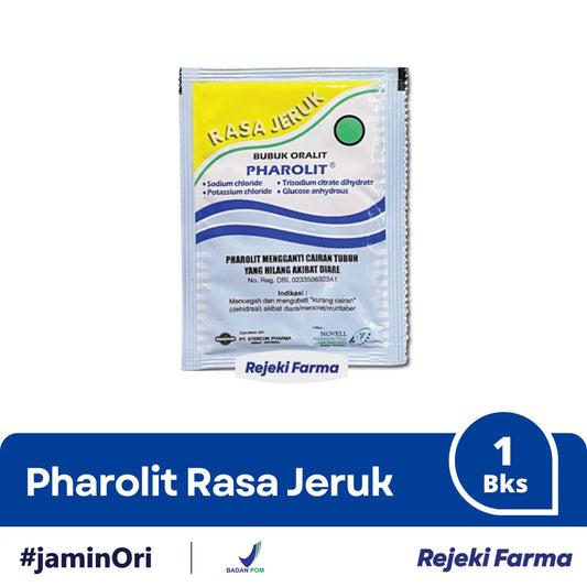 Pharolit Bubuk Oralit Rasa Jeruk 1 Bungkus