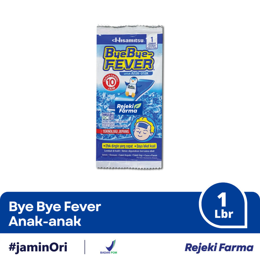 ByeBye Fever Anak-Anak - 1 Lembar