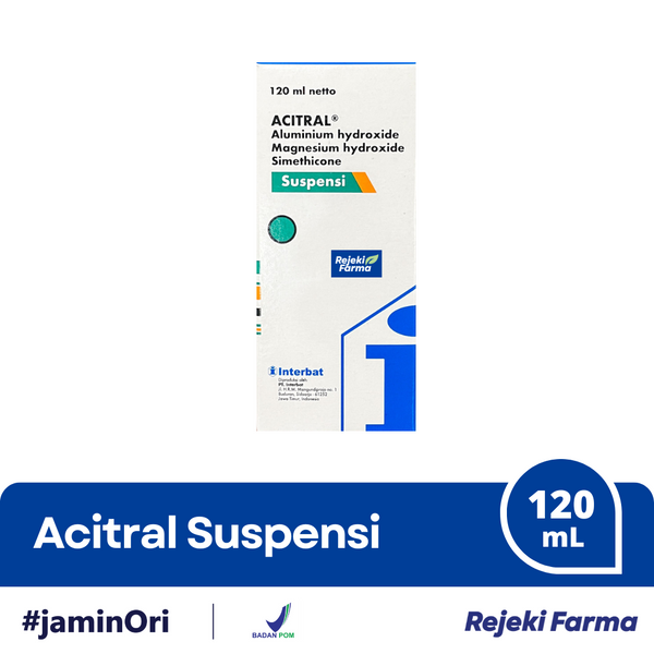 Acitral Suspensi - 120 mL – Apotek Rejeki Farma
