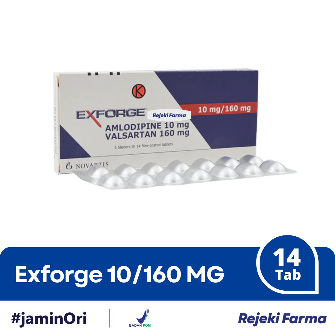 Exforge 10/160 mg - 1 Strip isi 14 Tablet