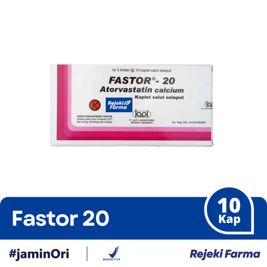 Fastor 20 - 1 Strip isi 10 Kaplet
