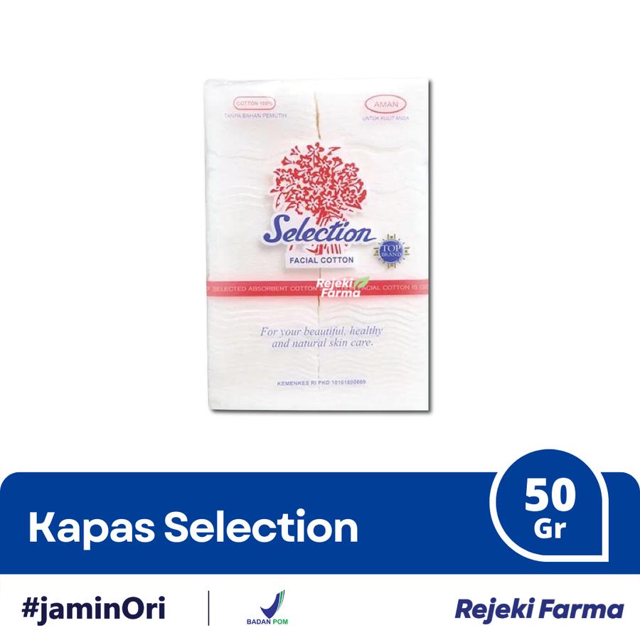 Kapas Selection Facial Cotton - 50 Gram