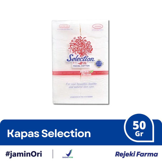 Kapas Selection Facial Cotton - 50 Gram
