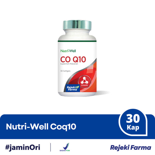 NutriWell CoQ10 - 30 Kapsul