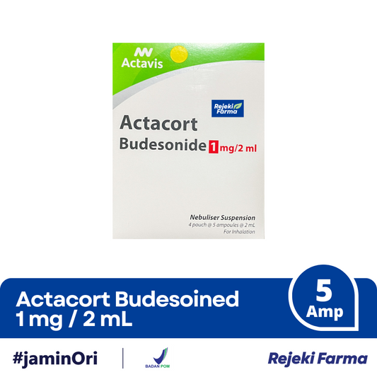 Actacort Budesonide 1 mg / 2 mL - 1 Box isi 4 Pouch