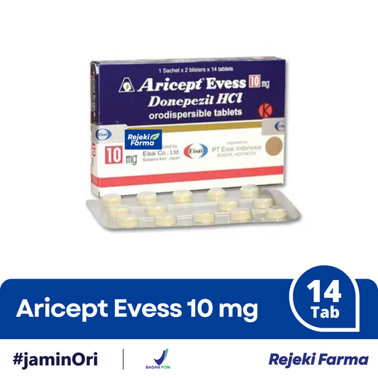 Aricept Evess 10 mg - 1 Strip isi 14 Tablet
