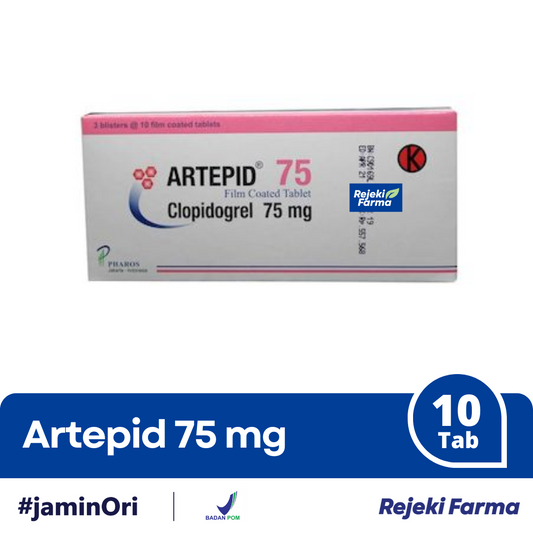 Artepid 75 mg - 1 Strip isi 10 Tablet