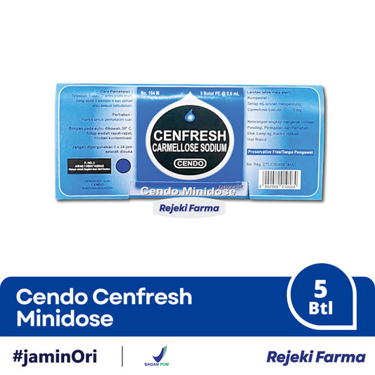 Cendo Cenfresh Minidose 0.6 mL - 1 Strip  isi 5 Botol