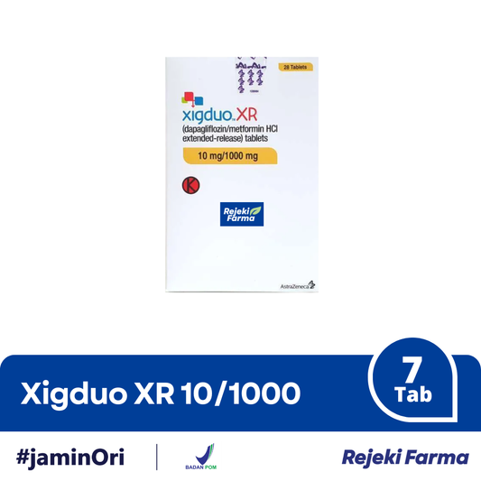 Xigduo XR 10/1000 - 1 Strip isi 7 Tablet