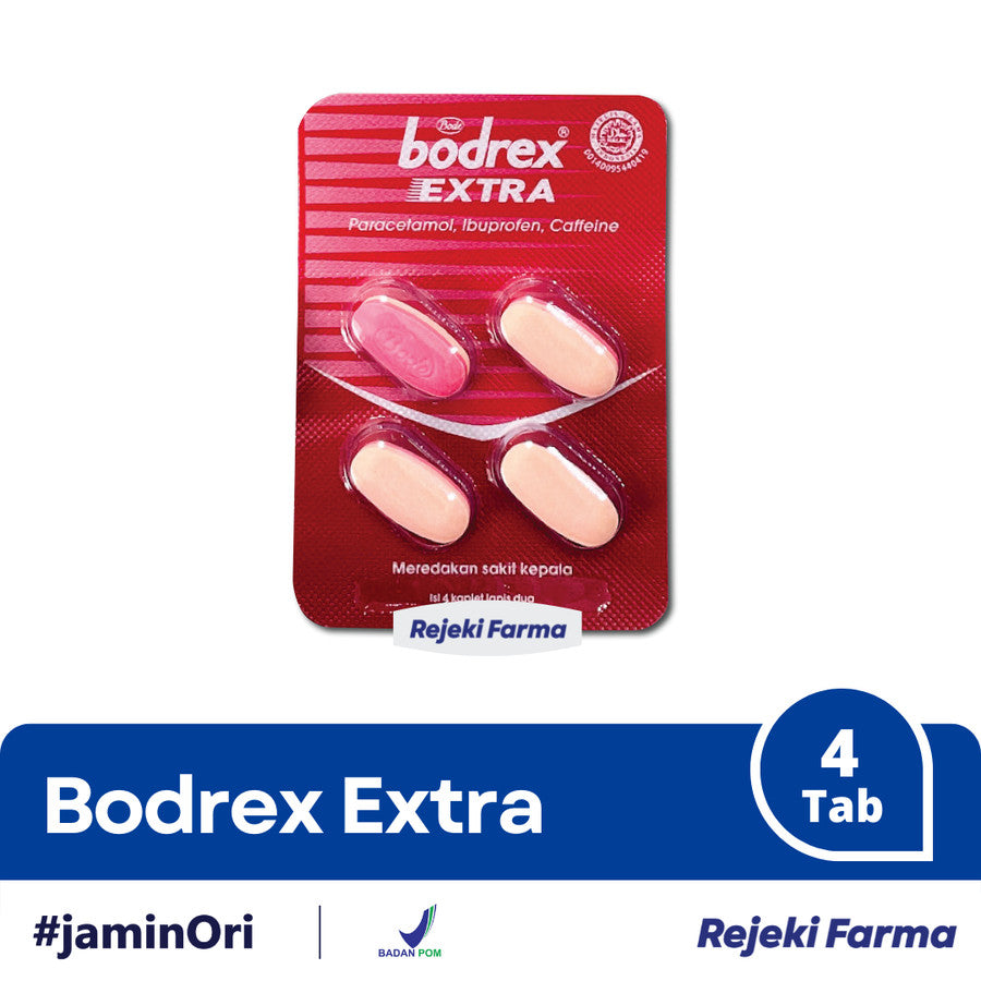 Bodrex Extra - 1 Strip isi 4 Tablet