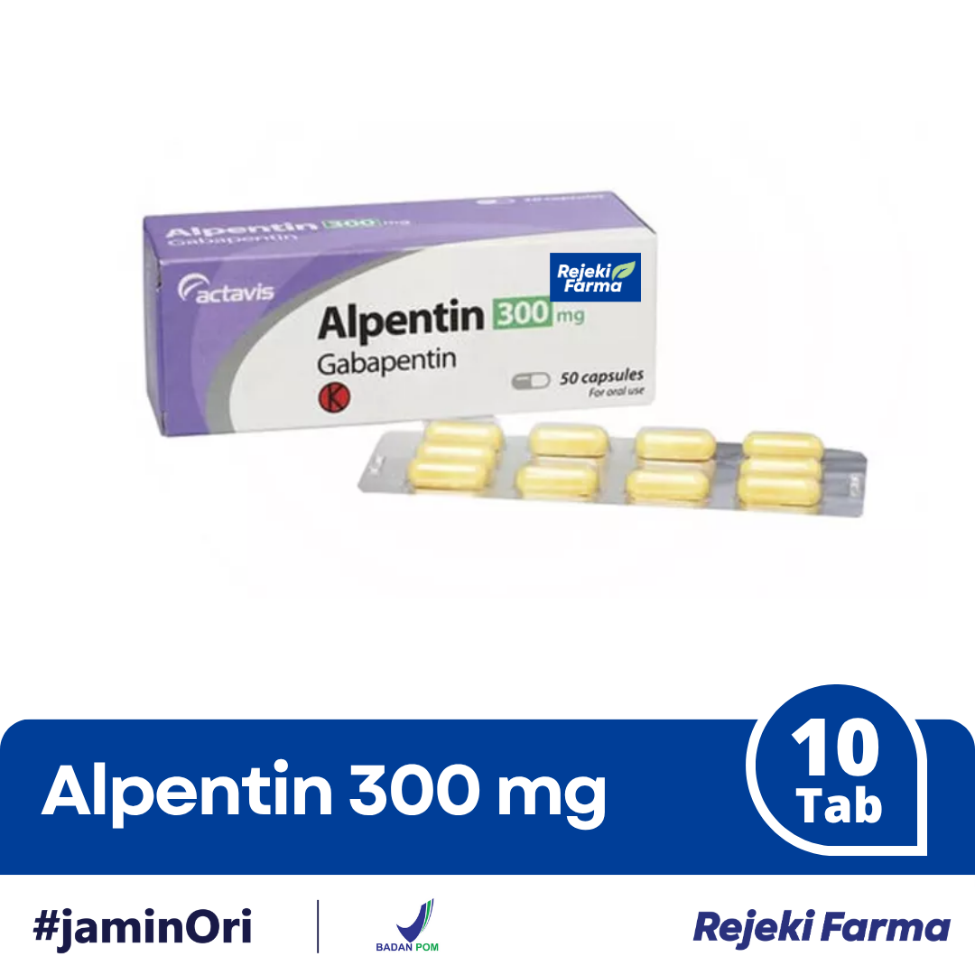 Alpentin 300 mg - 1 Strip isi 10 Tablet