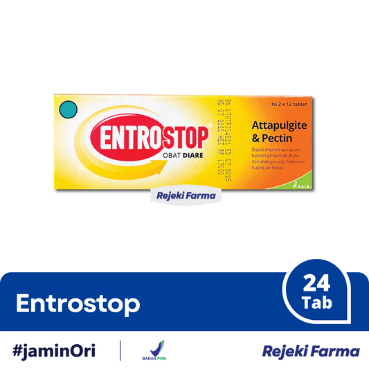 Entrostop Obat Diare - 1 Box isi 20 Tablet