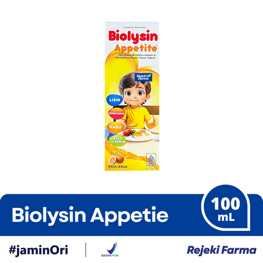 Biolysin Appetite Rasa Jeruk - 100 mL