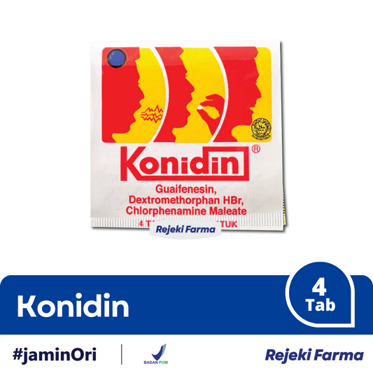 Konidin - 1 Strip isi 4 Tablet