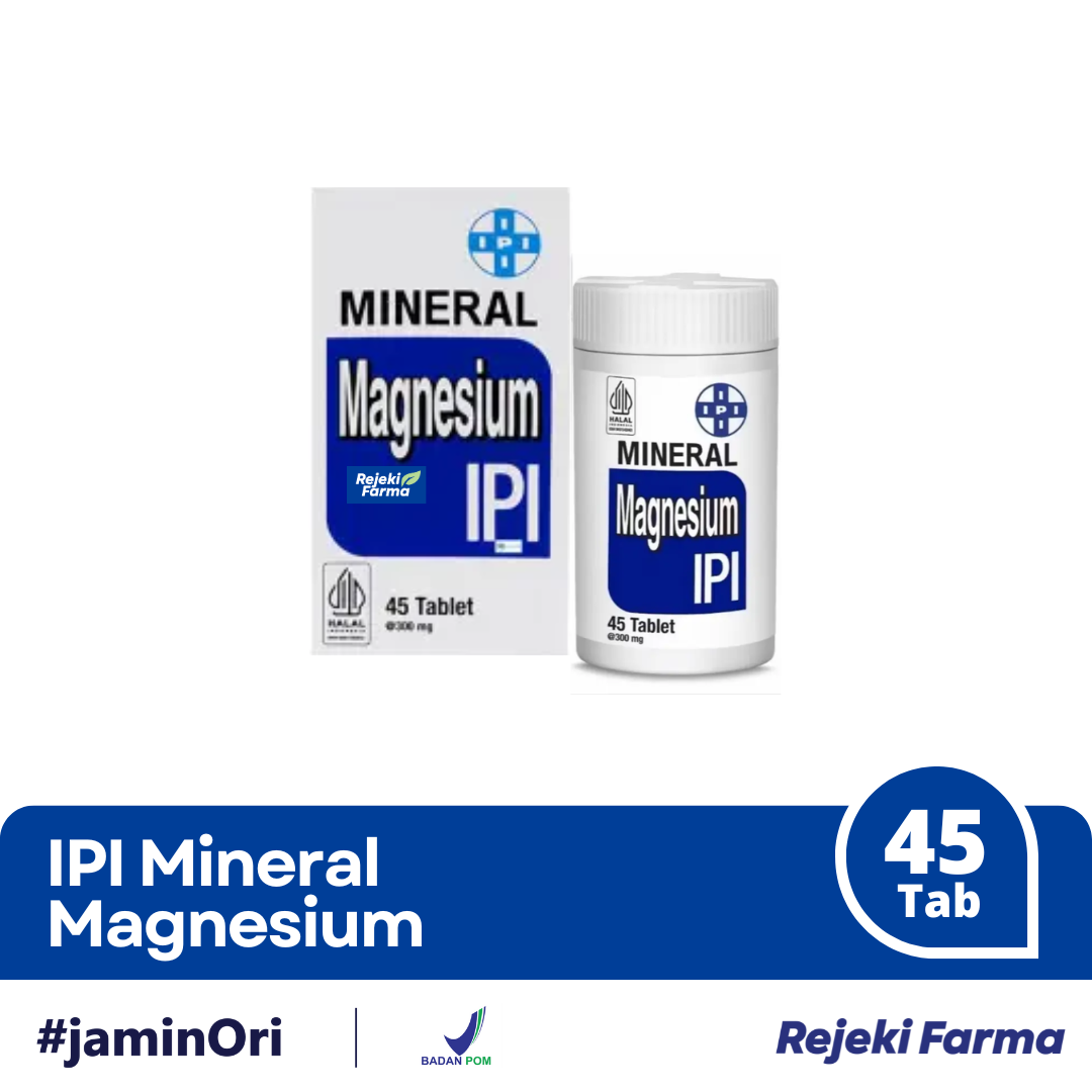 IPI Magnesium Mineral - 45 Tablet – Apotek Rejeki Farma