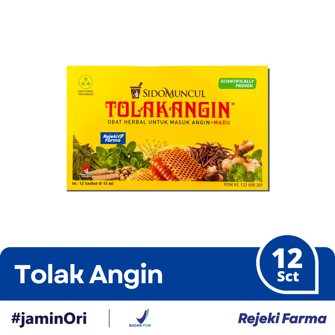 Tolak Angin Cair - 1 Box Isi 12 Sachet