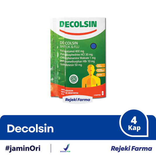 Decolsin - 1 Strip isi 4 Kapsul