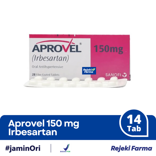 Aprovel 150 mg Irbesartan - 1 Strip isi 14 Tablet