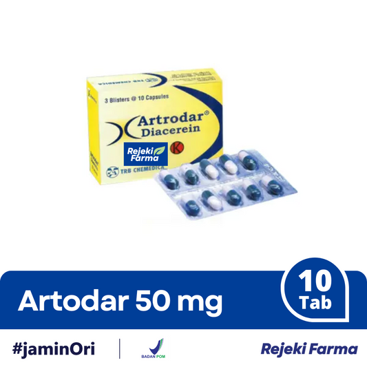 Artodar 50 mg - 1 Strip isi 10 Tablet