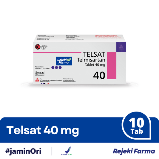 Telsat 40 Telmisartan - 1 Strip isi 10 Tablet