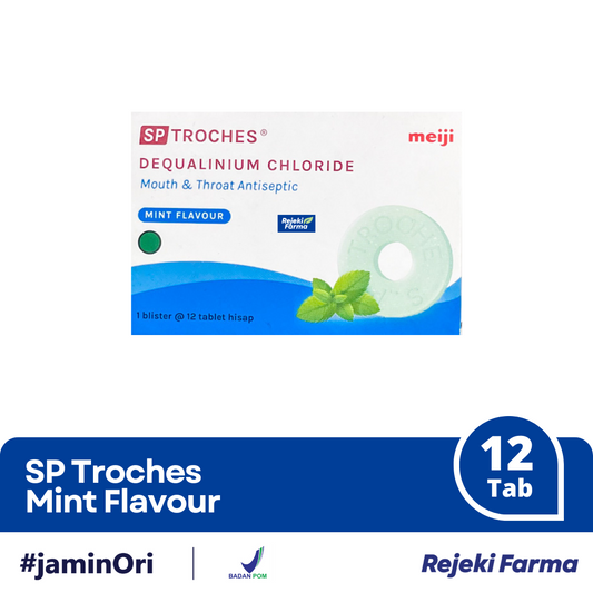 SP Troches Mint Flavour - 1 Box isi 12 Tablet
