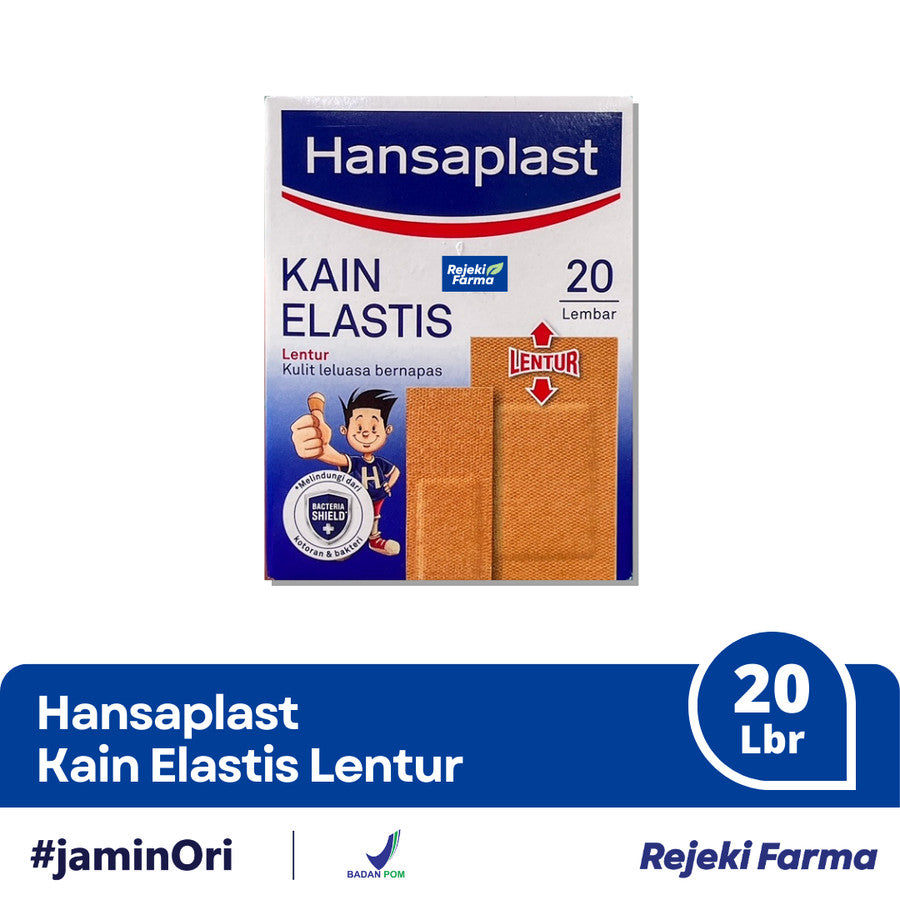 Hansaplast Mix Kain Elastis - 1 Box isi 20 Lembar