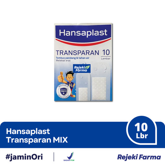 Hansaplast Transparant - 1 Strip isi 10 Lembar