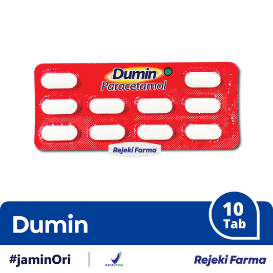 Dumin Paracetamol - 1 strip isi 10 tablet