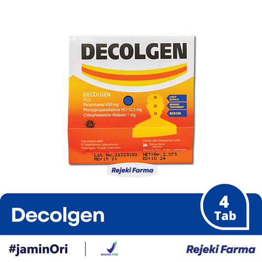 Decolgen - 1 Strip isi 4 Tablet