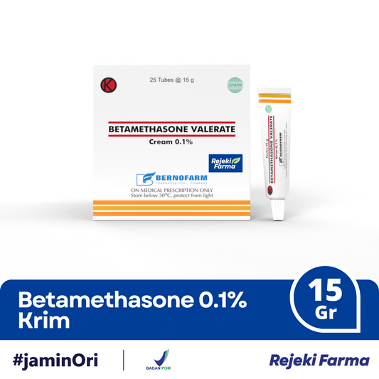 Betamethasone Valerate 0.1% Krim - 15 Gram