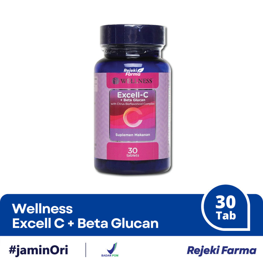 WellNess Excell C + Beta Glucan 30 Tablet