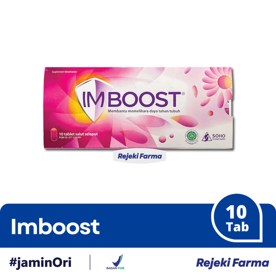 Imboost tablet daya tahan tubuh - 1 strip isi 10 tablet