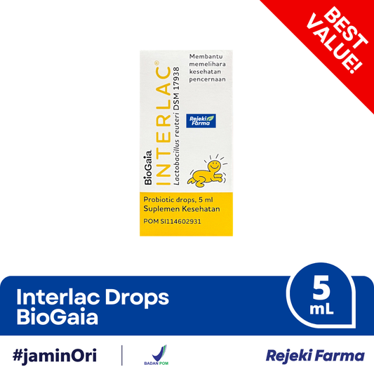 Interlac Probiotik Drops - 5mL