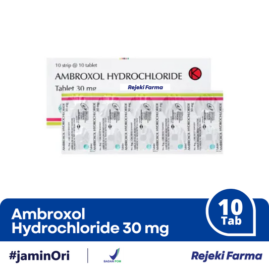 Ambroxol Hydrochloride 30 mg Etercon Novell- 1 Strip isi 10 Tablet