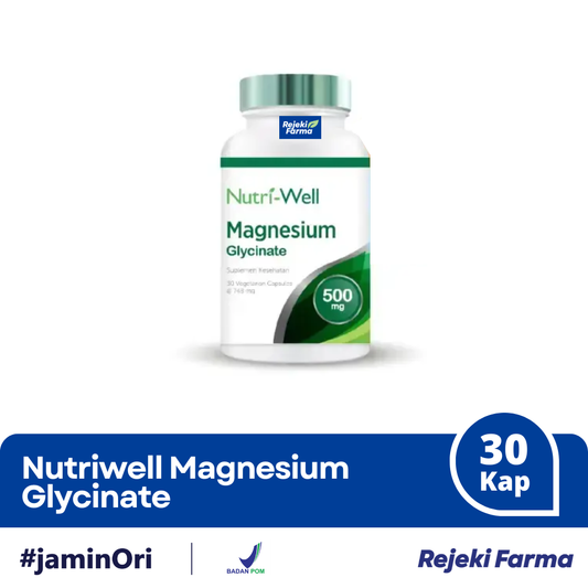 Nutriwell Magnesium Glycinate - 30 kapsul