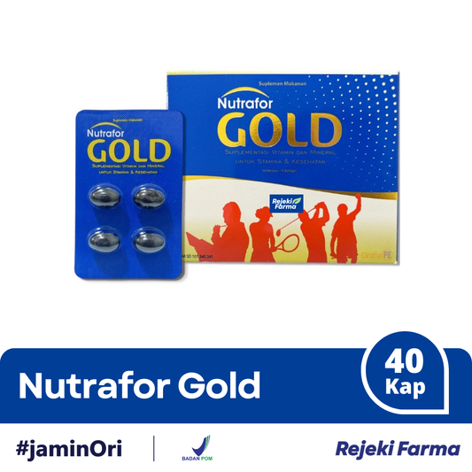 Nutrafor Gold - 1 Box isi 40 kapsul