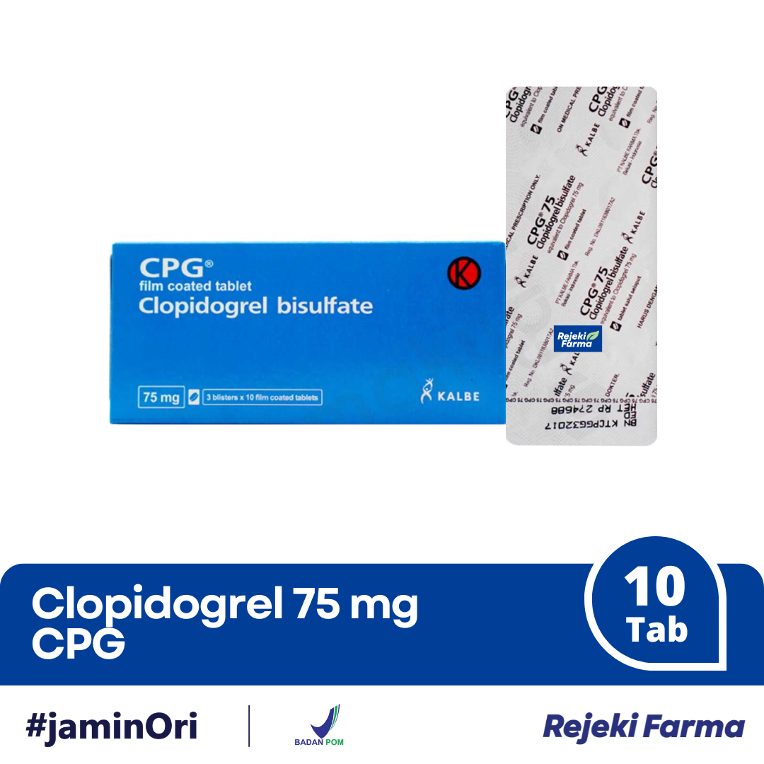 CPG 75 mg - 1 Strip isi 10 Tablet