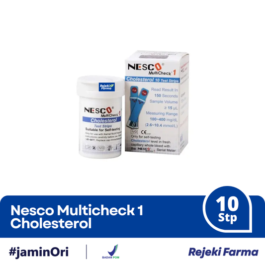 Nesco Multicheck 1 Cholesterol - 1 Box isi 10 Test Strip