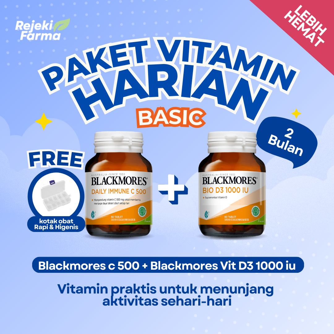 Paket Bundling Bundle Vitamin Harian Basic - 2 Bulan