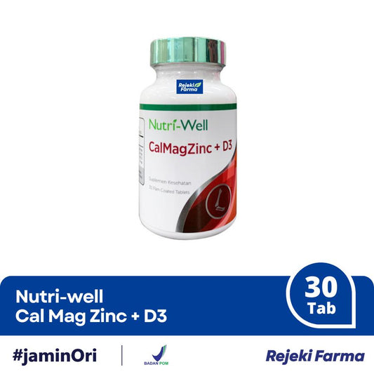 Nutriwell CalMagZinc + D3 - 30 Tablet