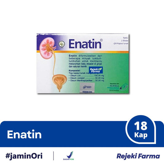 Enatin - 1 Box isi 18 Kapsul