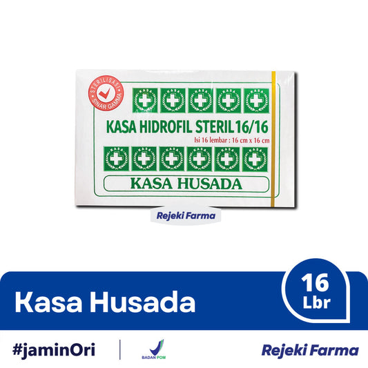 Kasa Husada Hidrofil Steril 16/16 - 1 box isi 16 lembar