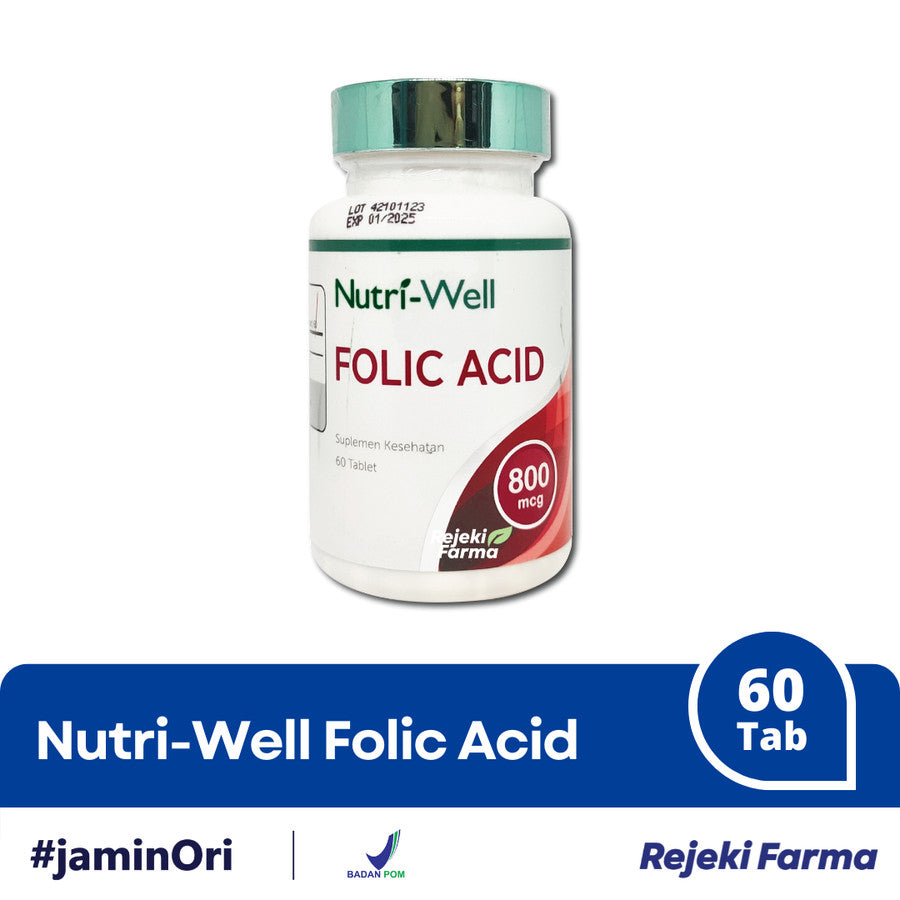 NutriWell Folic Acid - 60 Tablet